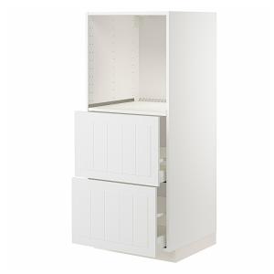IKEA - armario para horno con 2 cajones, blancoStensund bla…