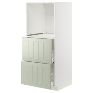 IKEA - armario para horno con 2 cajones, blancoStensund ver…