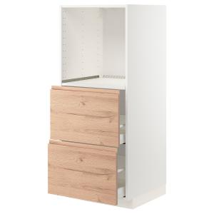 IKEA - armario para horno con 2 cajones, blancoVoxtorp efec…