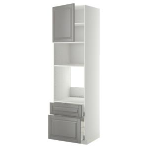 IKEA - armario hornomicro puerta 2 caj, blancoBodbyn gris,…
