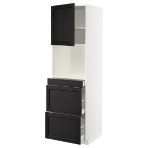 IKEA - armario microondas 3 cajones puerta blanco/Lerhyttan…