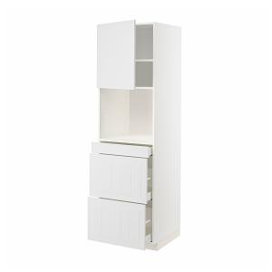 IKEA - armario microondas 3 cajones puerta, blancoStensund…