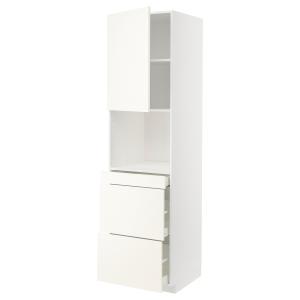 IKEA - armario microondas 3 cajones puerta, blancoVallstena…