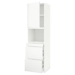IKEA - Armario microondas 3 cajones puerta blanco/Voxtorp b…