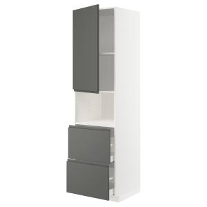 IKEA - armario para microondas puerta 2caj blanco/Voxtorp g…