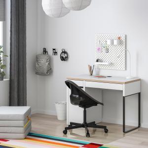 IKEA - escritorio, blancoantracita, 105x50 cm blanco/antrac…