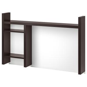 IKEA - Módulo de ampliación alto, negro-marrón, 105x65 cm n…