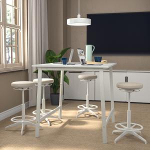 IKEA - mesa de reuniones, blanco, 140x108x105 cm blanco