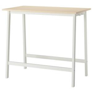 IKEA - mesa de reuniones, chapa abedulblanco, 120x68x105 cm…