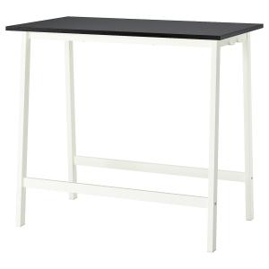 IKEA - mesa de reuniones, chapa fresno c tinte negroblanco,…