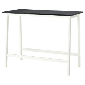 IKEA - mesa de reuniones, chapa fresno c tinte negroblanco,…