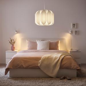 IKEA - pantalla para lámpara de techo, textilblanco, 47 cm…