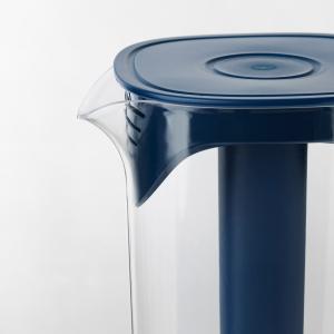 IKEA - jarra con tapa, azul oscurotransparente, 1.7 l azul…