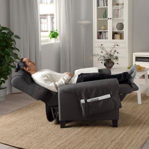 IKEA - sillón relax reclinable, Remmarn gris oscuro - Hemos…