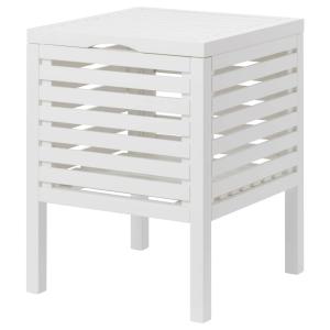 IKEA - asiento con almacenaje, blanco, 50 cm blanco