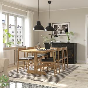 IKEA - NACKANÄS mesa y 6 sillas, acaciaacacia, 180 cm acaci…