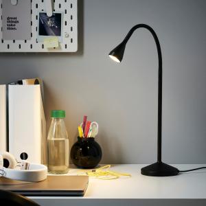 IKEA - Lámpara flexo de mesa o escritorio, negro negro
