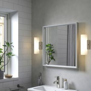 IKEA - Espejo, blanco, 65x65 cm blanco