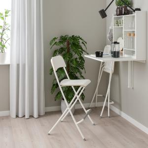 IKEA - FRANKLIN mesa y dos sillas, blancoblanco blanco/blan…
