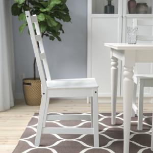 IKEA - silla, blanco blanco