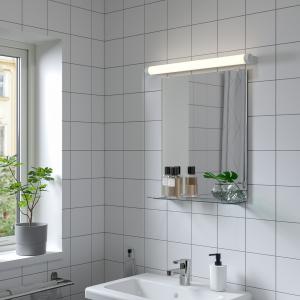 IKEA - espejo con estante, blanco, 50x60 cm blanco