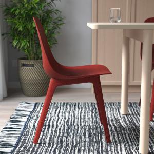 IKEA - silla, rojo rojo