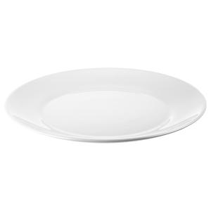 IKEA - Plato, blanco, diámetro: 25 cm blanco