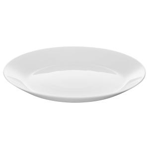 IKEA - Plato, blanco, diámetro: 19 cm blanco