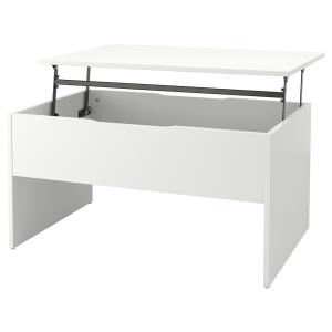 IKEA - mesa de centro regulable, blanco, 90 cm blanco