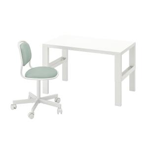 IKEA - escritorio y silla, blancoverde claro blanco/verde c…