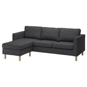 IKEA - funda para sofá de 3 plazas,  chaiselongueGunnared g…