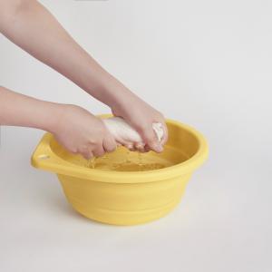 IKEA - cubeta, plegableamarillo, 27 cm plegable/amarillo