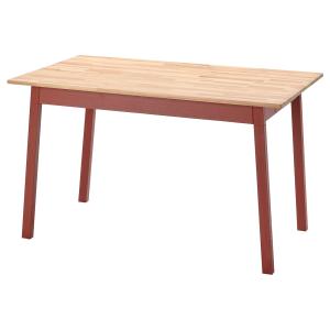 IKEA - mesa, tinte marrón clarotinte rojo, 125x75 cm tinte…