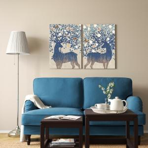 IKEA - cuadro, ciervos, 50x70 cm ciervos