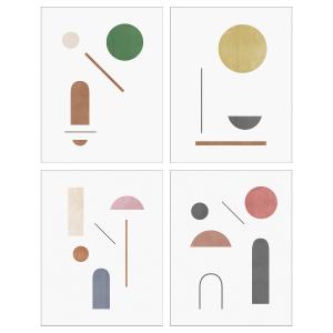 IKEA - cuadro, formas artísticas, 28x38 cm formas artística…