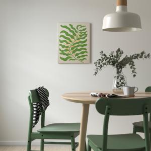 IKEA - cuadro, hoja helecho verde, 40x50 cm hoja helecho ve…