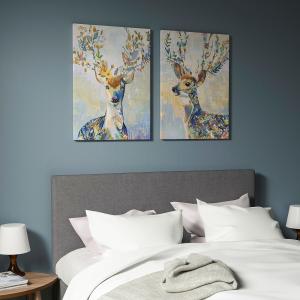IKEA - cuadro, reno coloreado, 50x70 cm reno coloreado