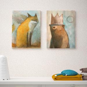 IKEA - lienzo, cachorros, 40x50 cm cachorros