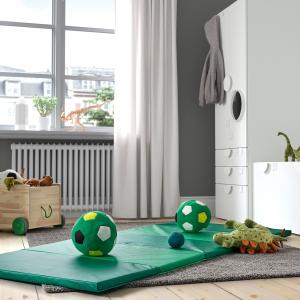 IKEA - alfombrilla gimnasia plegable, verde, 78x185 cm - He…
