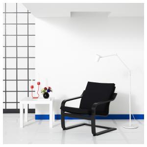 IKEA - cojín sillón con respaldo bajo, Vissle negro Vissle…