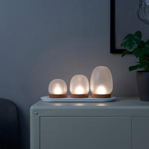 IKEA - set de iluminación decorativa LED 4, con bandeja de…