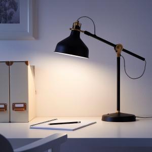 IKEA - Lámpara flexo de trabajo, negro negro