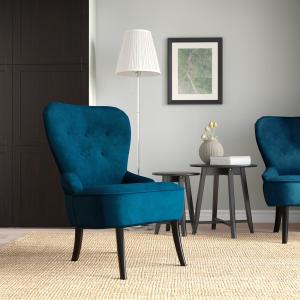 IKEA - sillón, Djuparp azul verdoso oscuro Djuparp azul ver…