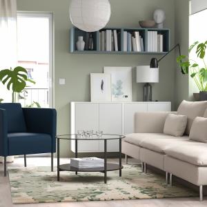 IKEA - alfombra, pelo corto, verdehueso, 160x230 cm verde/h…