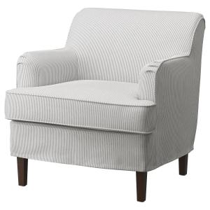IKEA - funda sillón, Klovsta grisblanco Klovsta gris/blanco