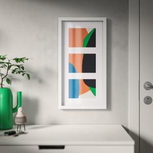 IKEA - marco para 3 láminas, blanco, 55x28 cm blanco