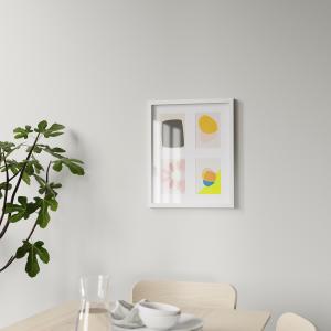 IKEA - marco para 4 láminas, blanco, 40x50 cm blanco