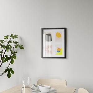 IKEA - marco para 4 láminas, negro, 40x50 cm negro