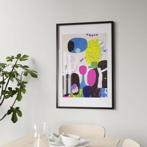IKEA - marco con póster, colinas y árboles, 61x91 cm colina…