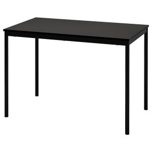IKEA - mesa, negro, 110x67 cm negro